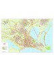 Plan of Cagliari with postal codes