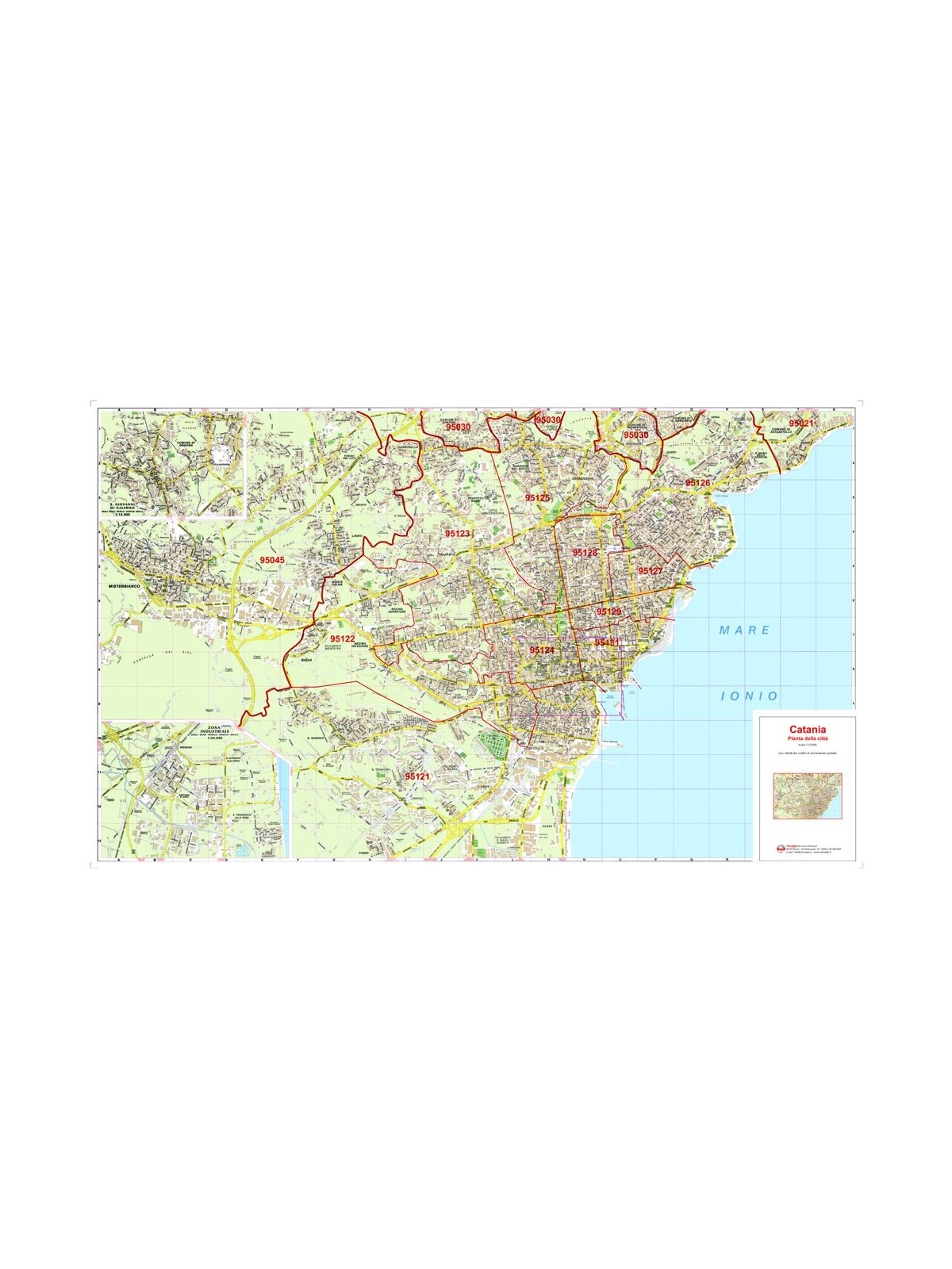 Città di Catania con CAP