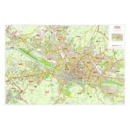 Plan of Florence with postal codes