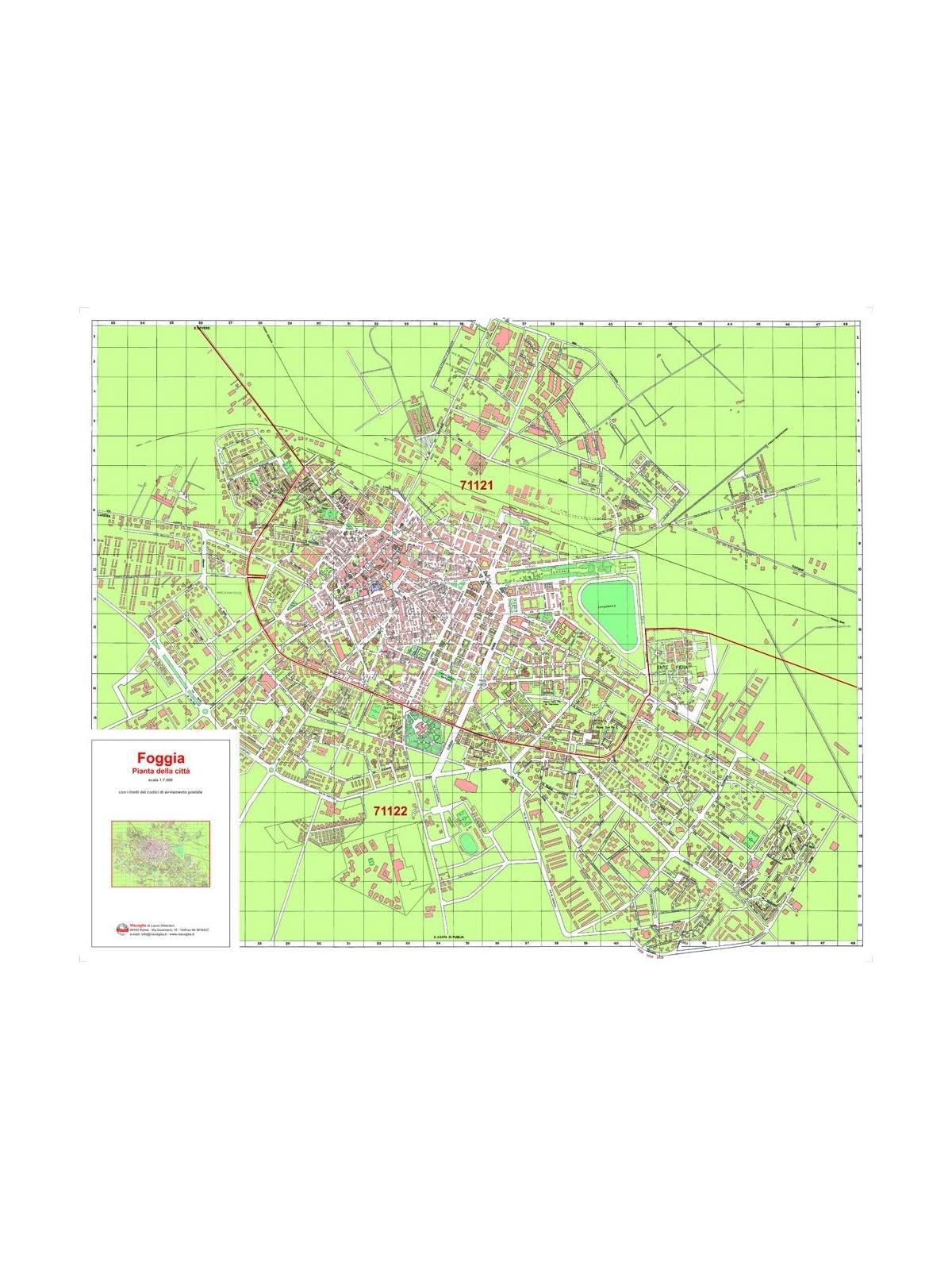 Città di Foggia con CAP