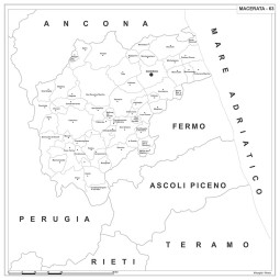 Atlas of 110 provinces of Italy on CD