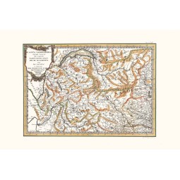 Carta antica Alta Lombardia primo foglio 1791