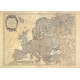 Antique map of Europe