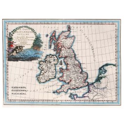 Antique map of British Isles