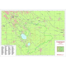 Tourist roadmap of the Castelli Romani
