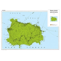 Tourist road map of the island of Ischia