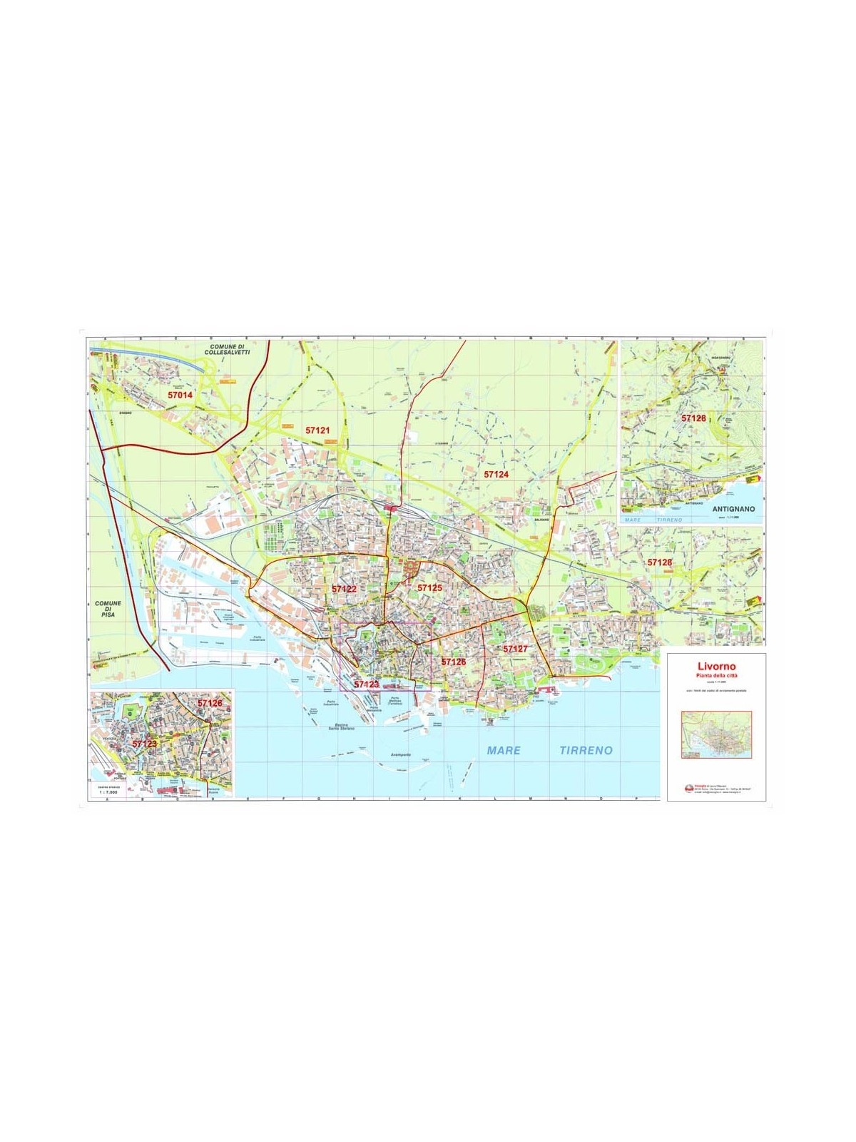 Città di Livorno con CAP