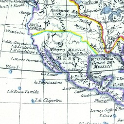 Antique map of America