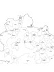 Map of Sicily with postal codes