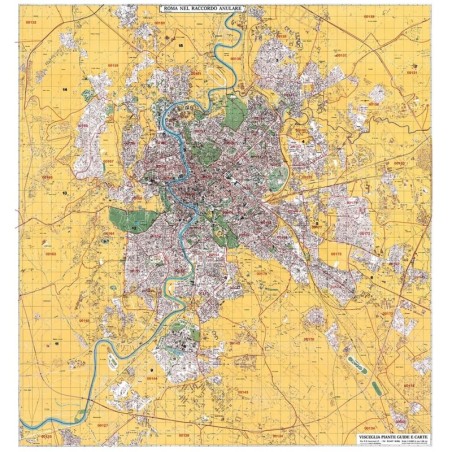 Mappa della Planimetria di Roma con CAP
