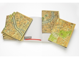Quaderni di viaggio con cartine geografiche stampate