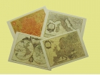 Tovagliette americane plastificate con cartine geografiche