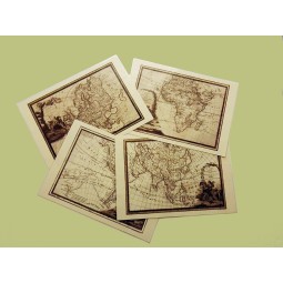 Tovagliette americane plastificate con cartine geografiche