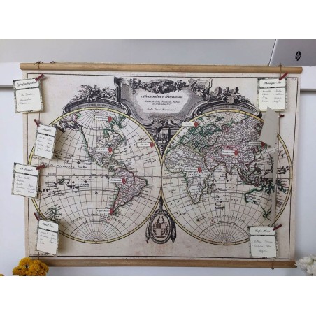 Tableau de mariage artigianale su tela canvas