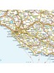 Road map of Italy