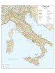Road map of Italy