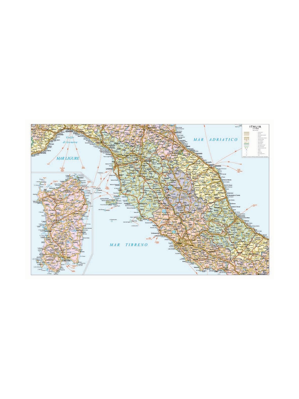 Italia politico stradale Centro