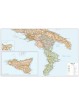 Political road map of southern Italy 