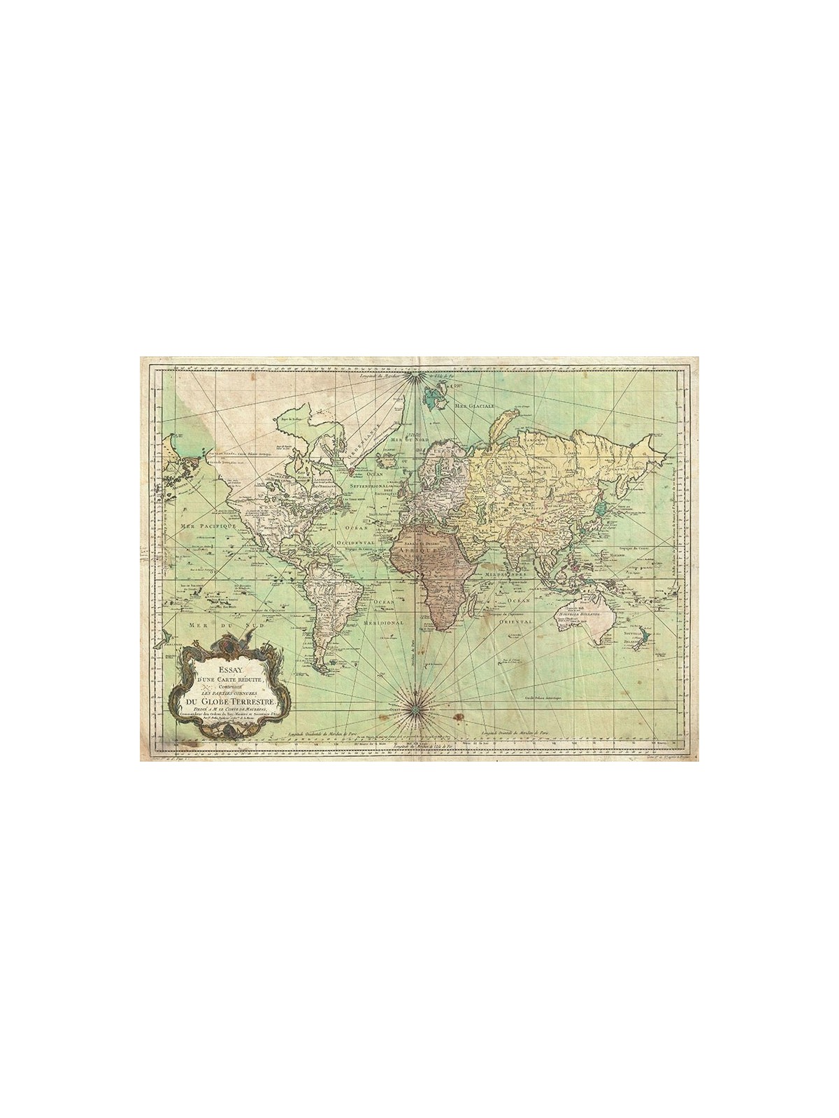Antique map of Italy