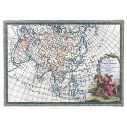 Carta antica dell'Asia 1788