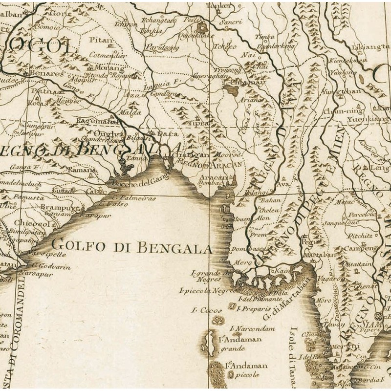 Antique map of East Indies 