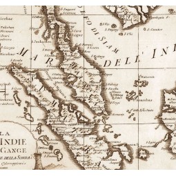 Antique  map of the peninsula of India