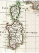 Antique map of Italy