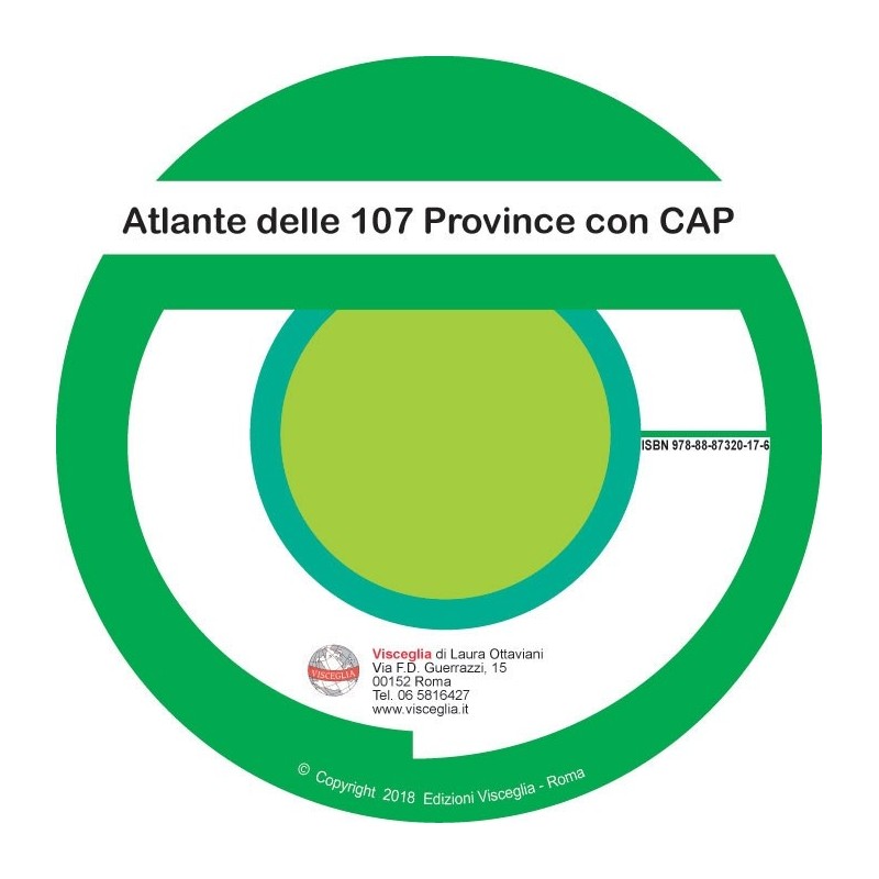 Atlas of 110 provinces of Italy on CD