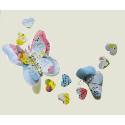 Farfalla decorativa con carta geografica