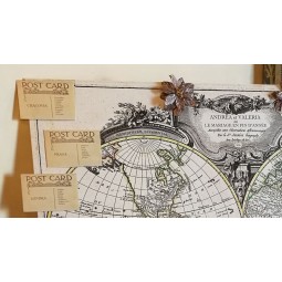 Tableau de mariage su cartoncino