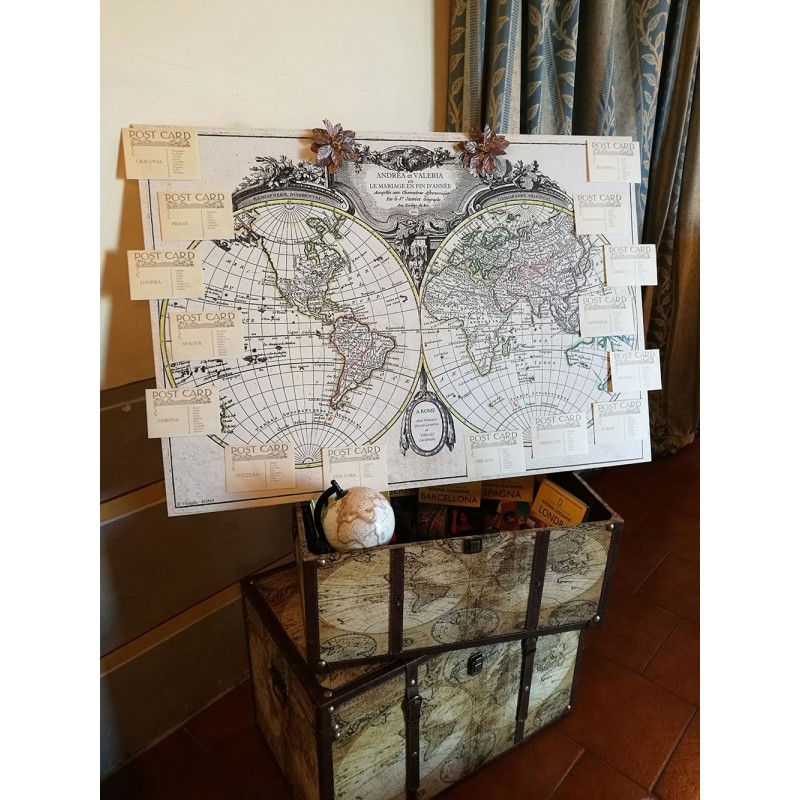 Tableau de mariage su cartoncino