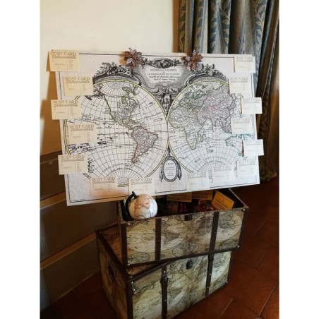 Tableau de mariage su pannello in piuma