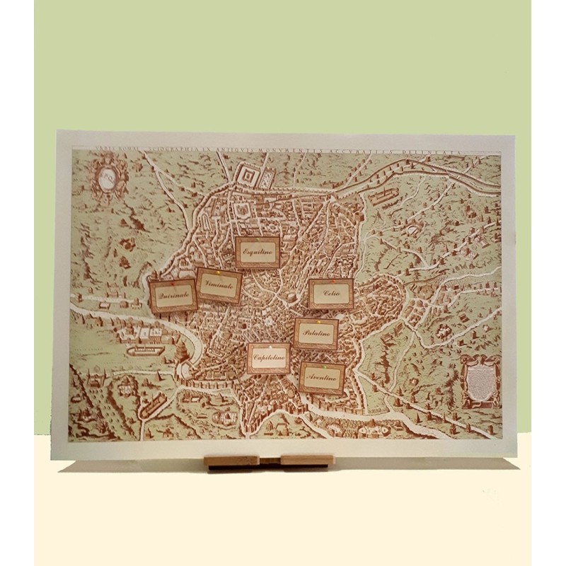 Tableau de mariage su legno di betulla