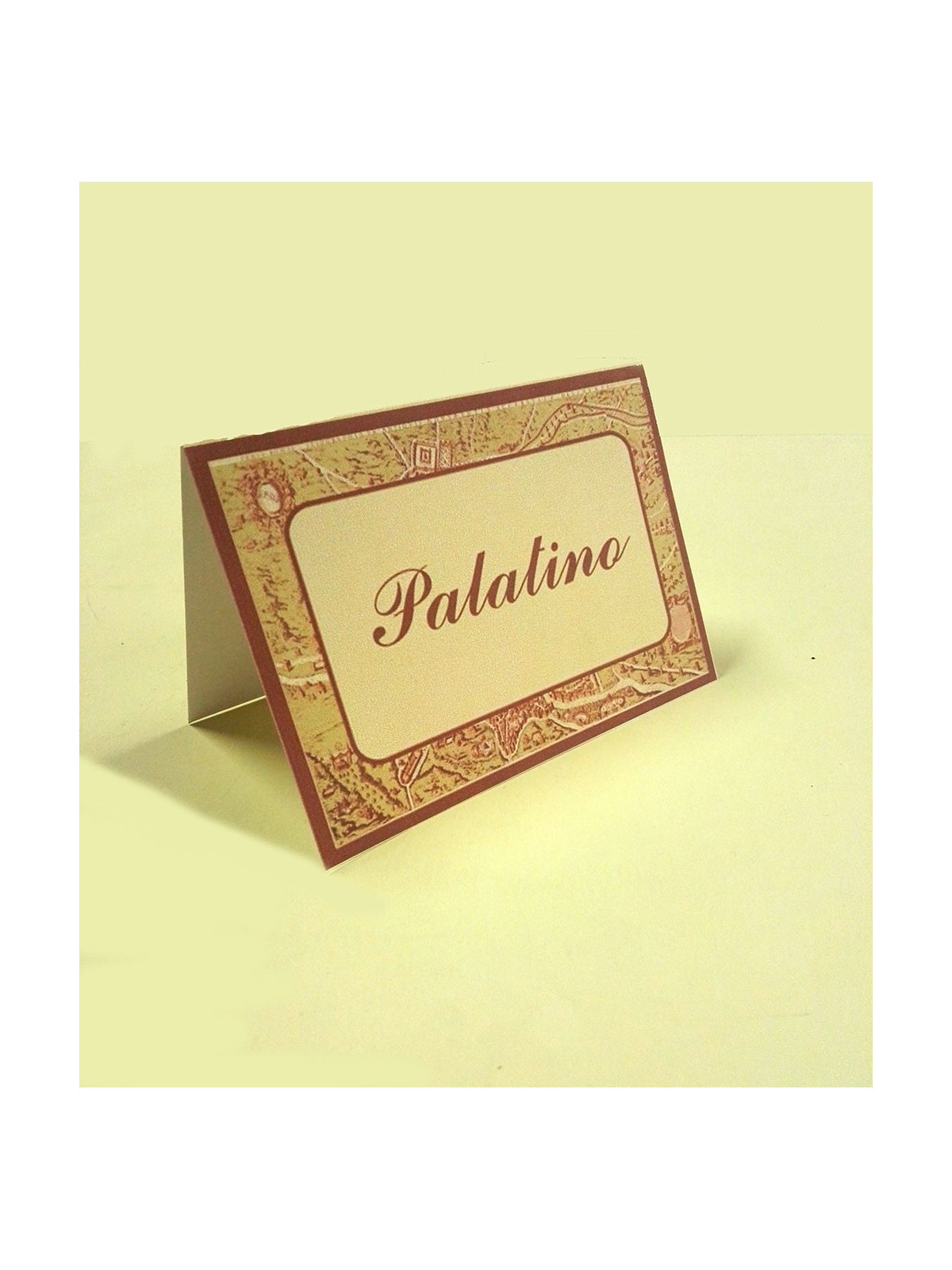 Segnatavoli con carte geografiche