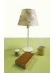 Lampada con carta geografica