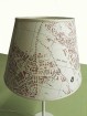 Lampada con carta geografica