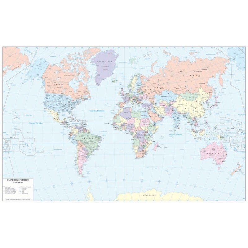 Carta da parati con carte geografiche