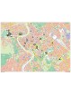 Carta stradale della città di Roma