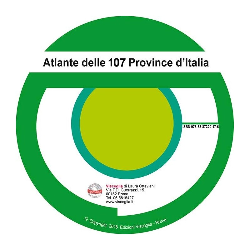 Atlas of 110 provinces of Italy on CD