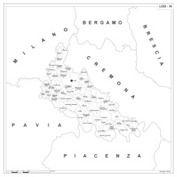 Map of Abruzzo with postal codes