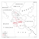 Map of Abruzzo with postal codes