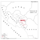 Map of Abruzzo with postal codes