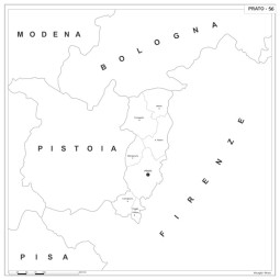 Map of Abruzzo with postal codes