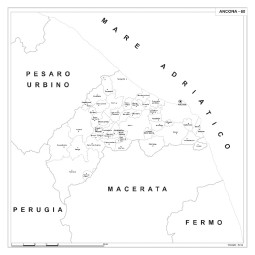 Carta della provincia di Ancona