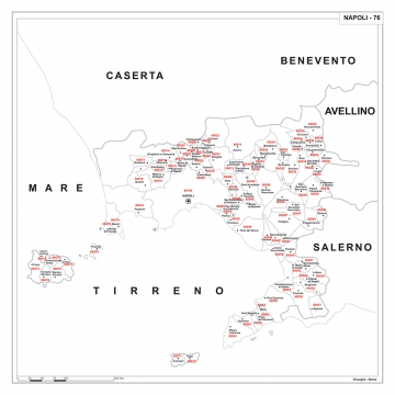 Carta della provincia di Napoli Carta della provincia di Napoli