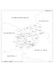 Map of Abruzzo with postal codes