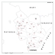 Map of Abruzzo with postal codes