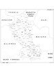 Map of Abruzzo with postal codes
