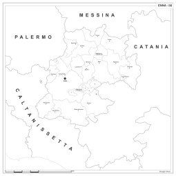 Map of Abruzzo with postal codes