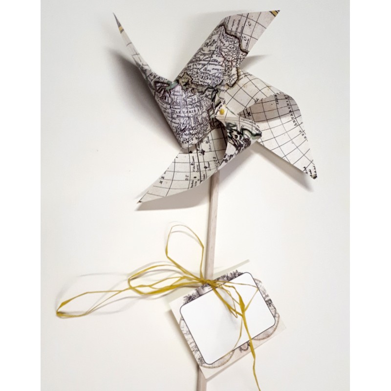 Girandola con Cartina Geografica